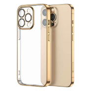 Brelia iPhone case with lens protector gold