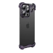 قاب فلزی گوشی iPhone 14promax مدل ایرون شیلد بنفش